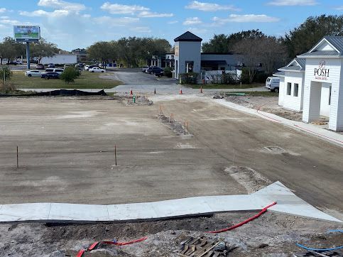 Grading driveway