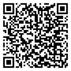 Ein schwarz-weißer QR-Code auf weißem Hintergrund.
