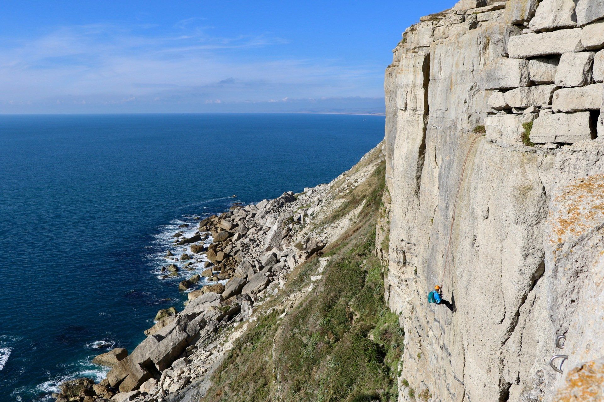Abseiling on Portland with Portland Outdoor Centre