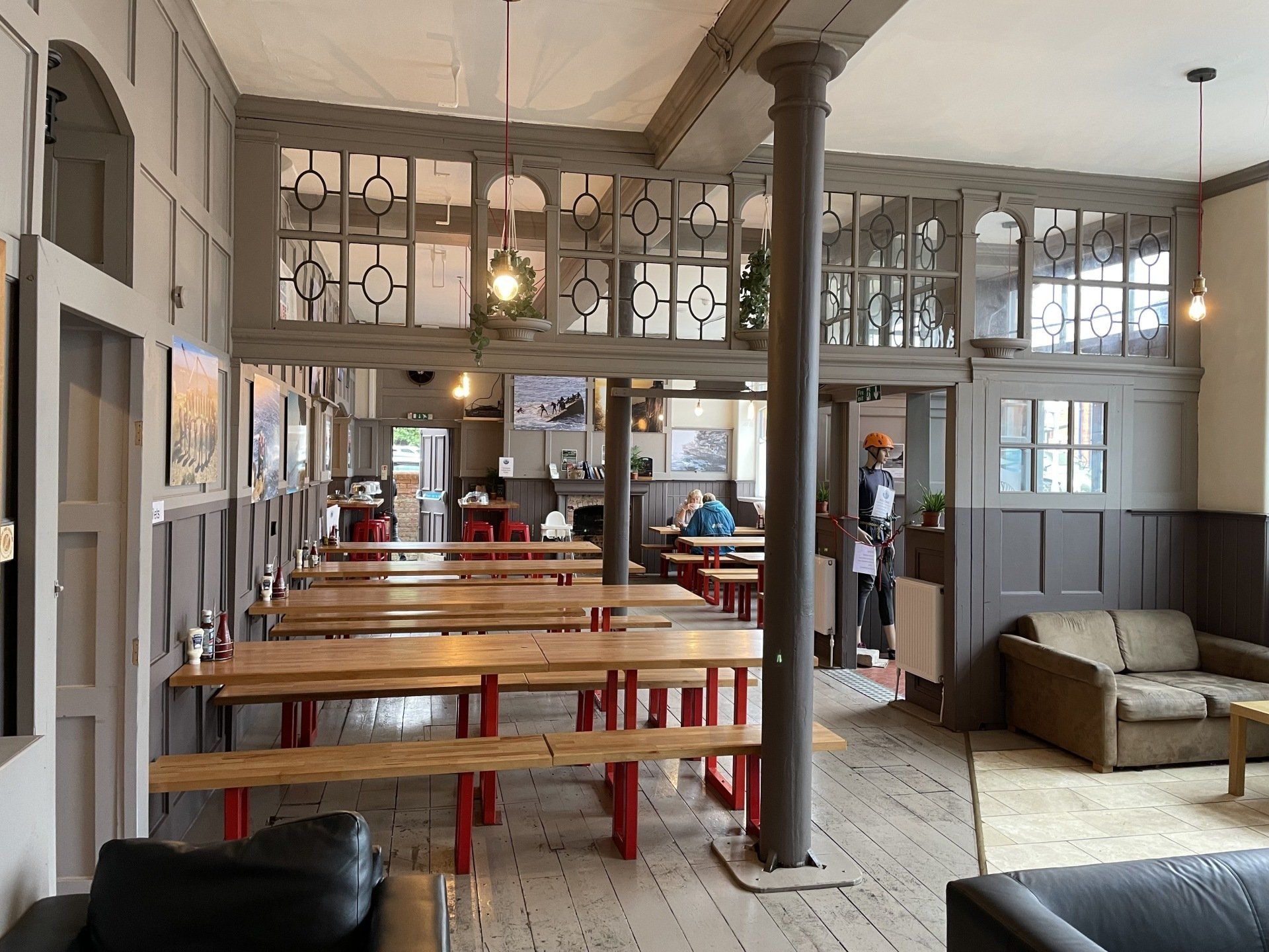 Inside view of cafe
