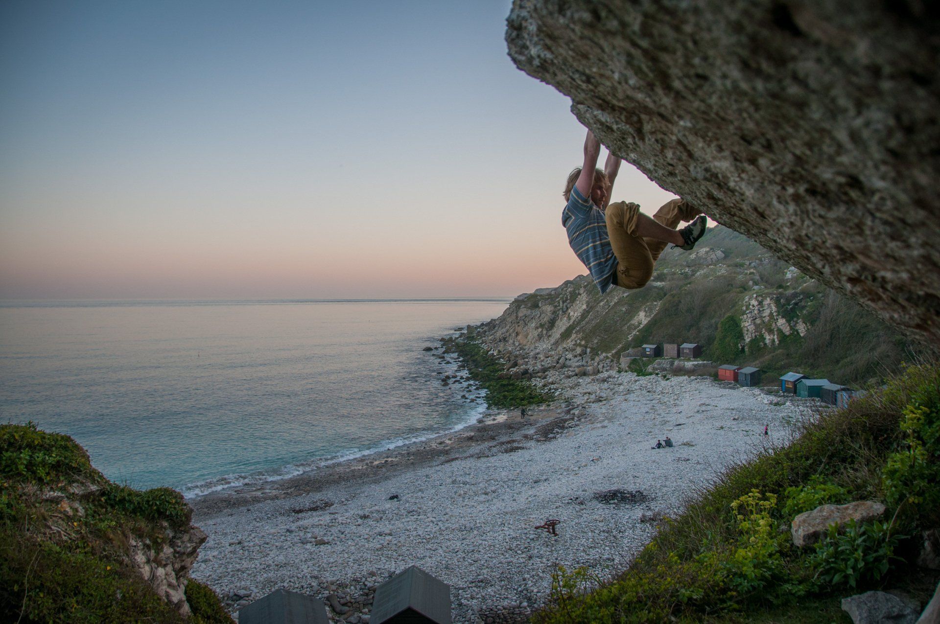 Climbing on Portland