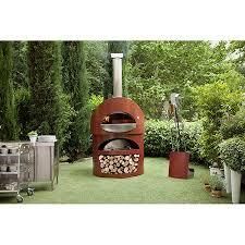 Forno a legna e gas da giardino Alfa installato a Mentana
