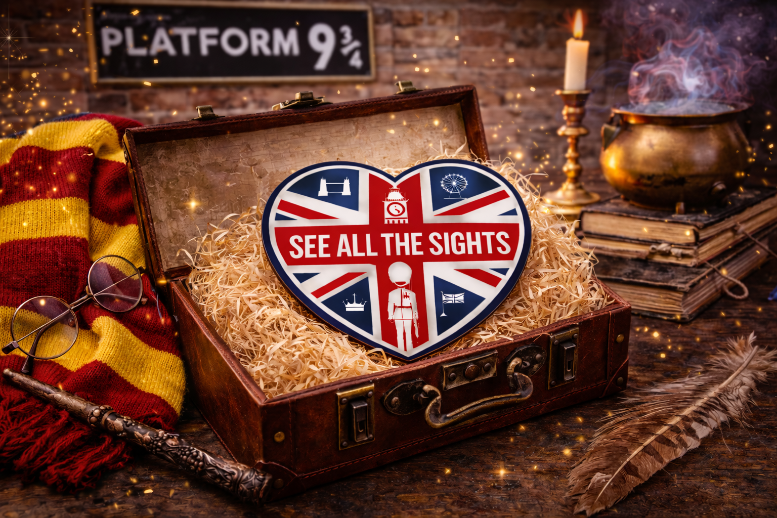 Wizard themed London walking tour gift voucher inspired by Harry Potter from See All The Sights