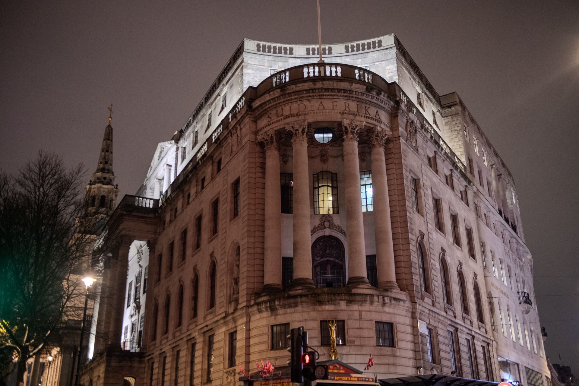 Australia House on Strand, filming location used for Gringotts Wizarding Bank in Harry Potter
