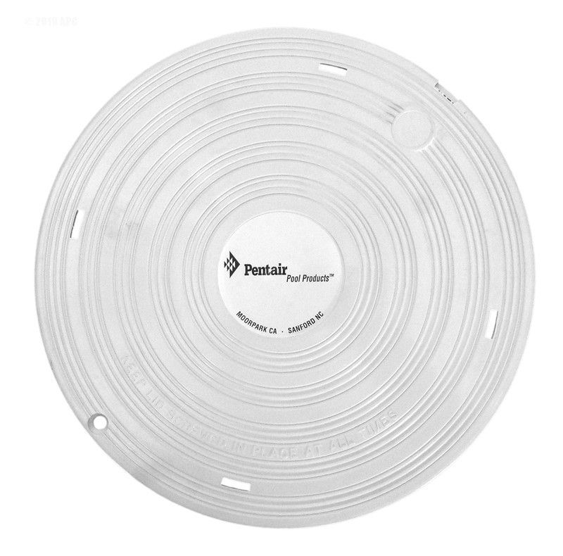 A white circle with pentair written on it