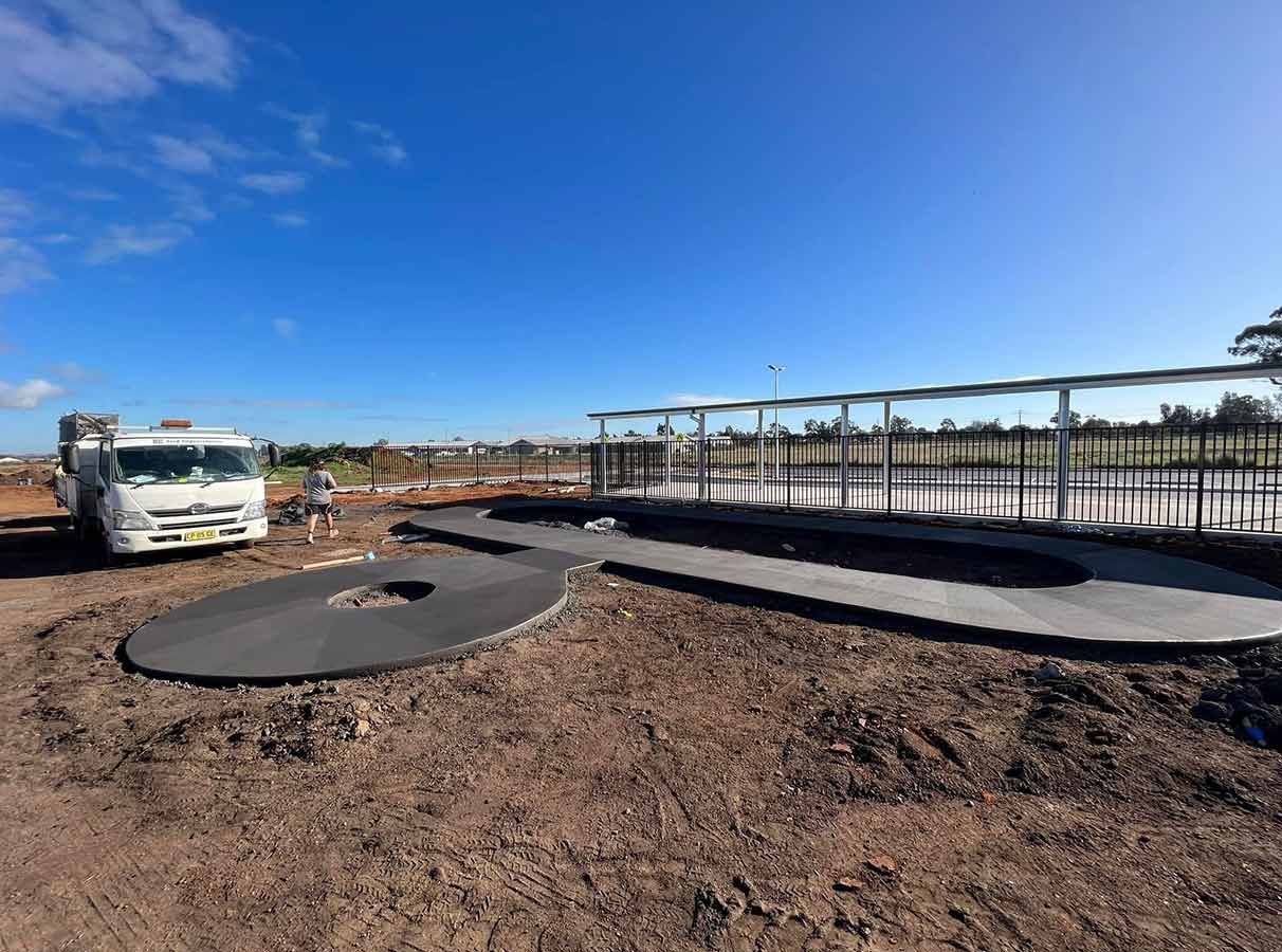A White Truck is Parked in the Middle of a Dirt Field — B & C Yard Improvements in Dubbo, NSW