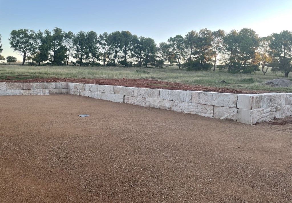A Sidewalk Leading to a House With Gravel and Steps — B & C Yard Improvements in Dubbo, NSW