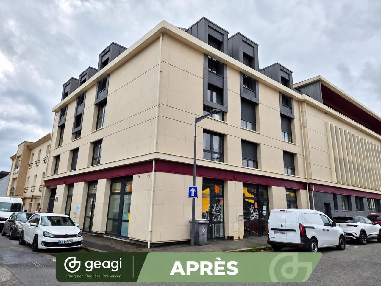 Nettoyage d'un immeuble à Rouen photo prise après
