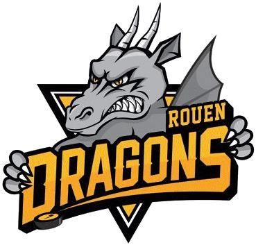 Logo des Rouen Dragons, club de hockey sur glace partenaire de Geagi