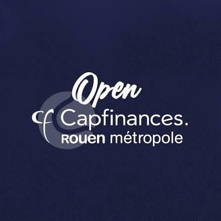 Logo de l'Open Capfinances Rouen Métropole, tournoi de tennis partenaire de Geagi