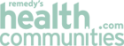 Remedy’s health communities logo in green and orange text