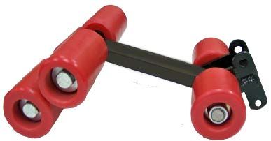 car wash rollers, buy car wash roller replacement from Vaughan TYPE HN6 Hanna™ Replacement 6-WHEEL