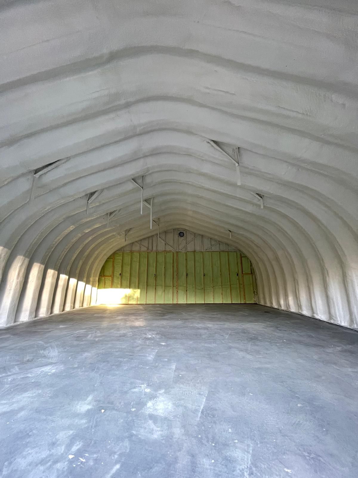Quonset Sprayed and Painted
