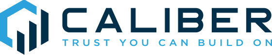 The logo for caliber trust you can build on.