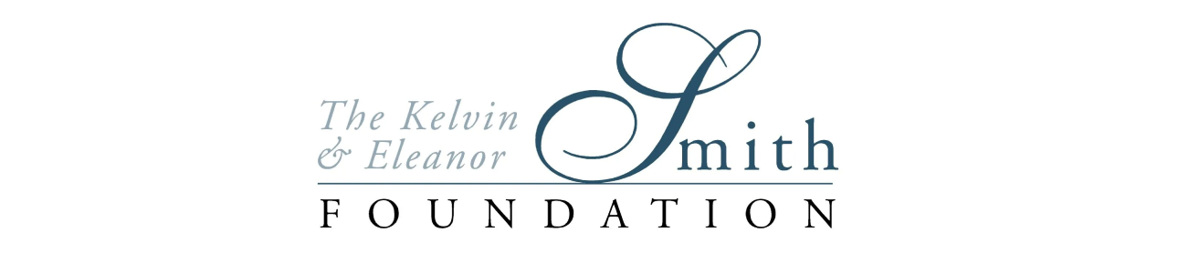 The Kelvin & Eleanor Smith Foundation logo with a script