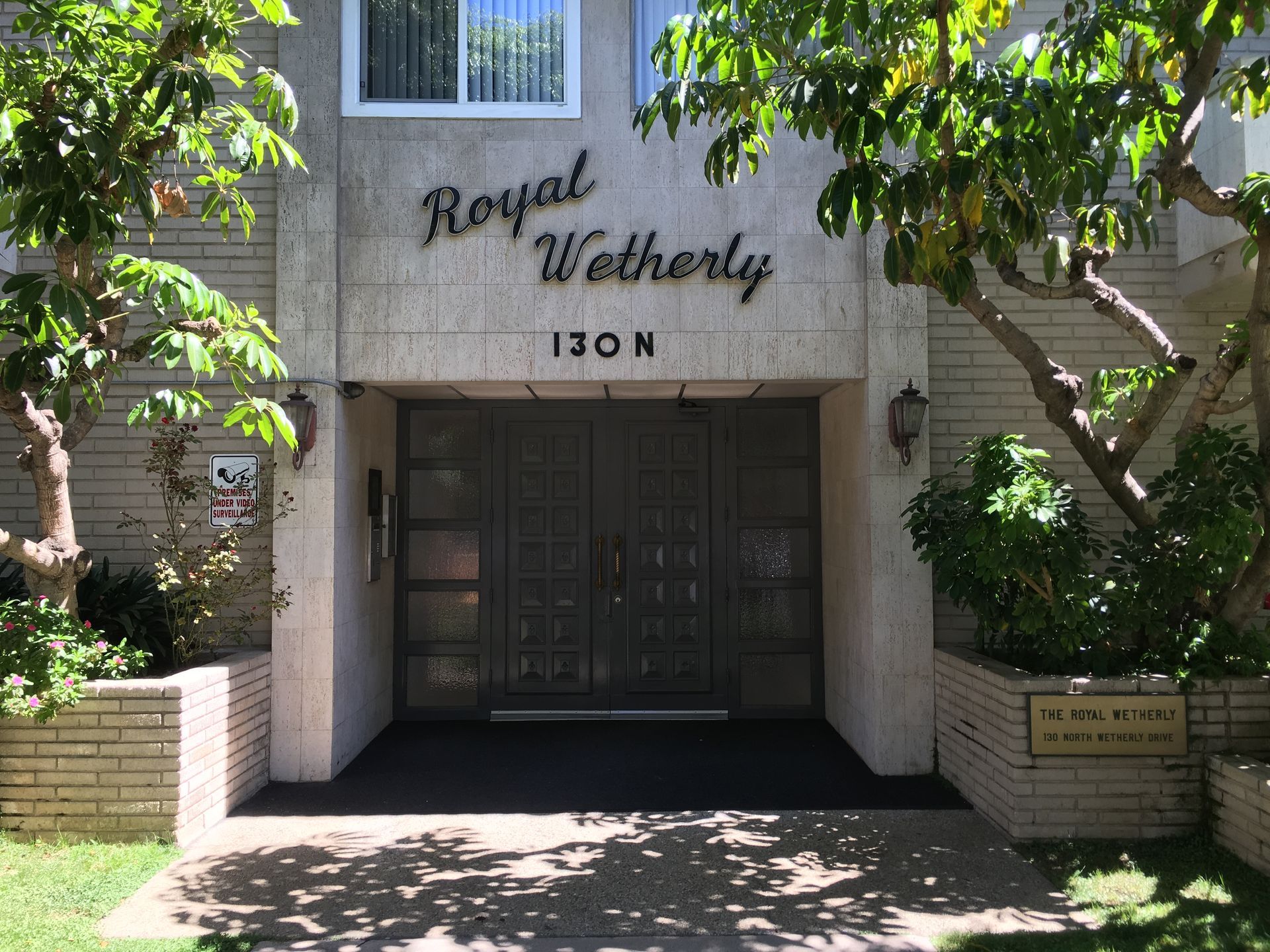 Entrance to 