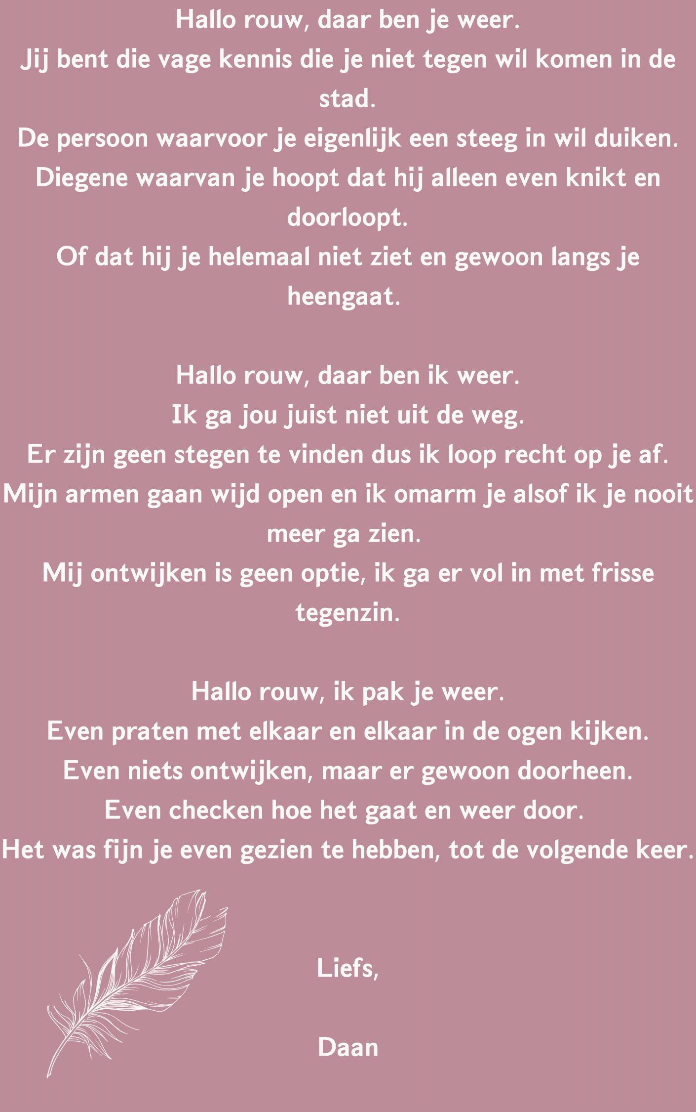 gedichten over rouw 