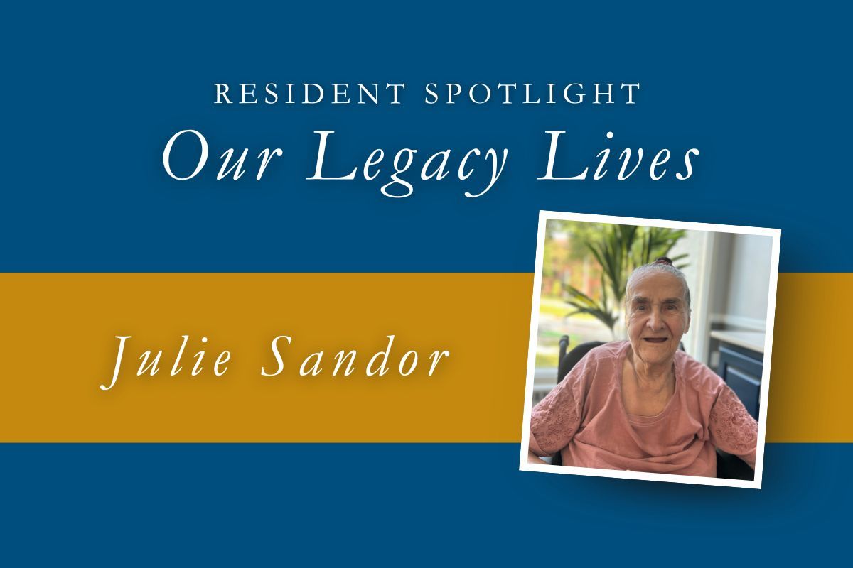 Legacy lives, resident spotlight Julie Sandor