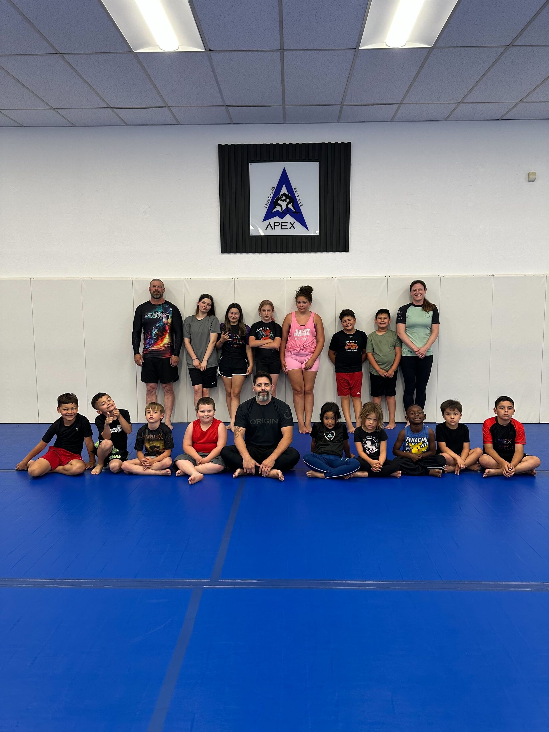 Adults practicing controlled grappling drills at Vacaville Grappling Academy in Vacaville, CA for confidence and safety