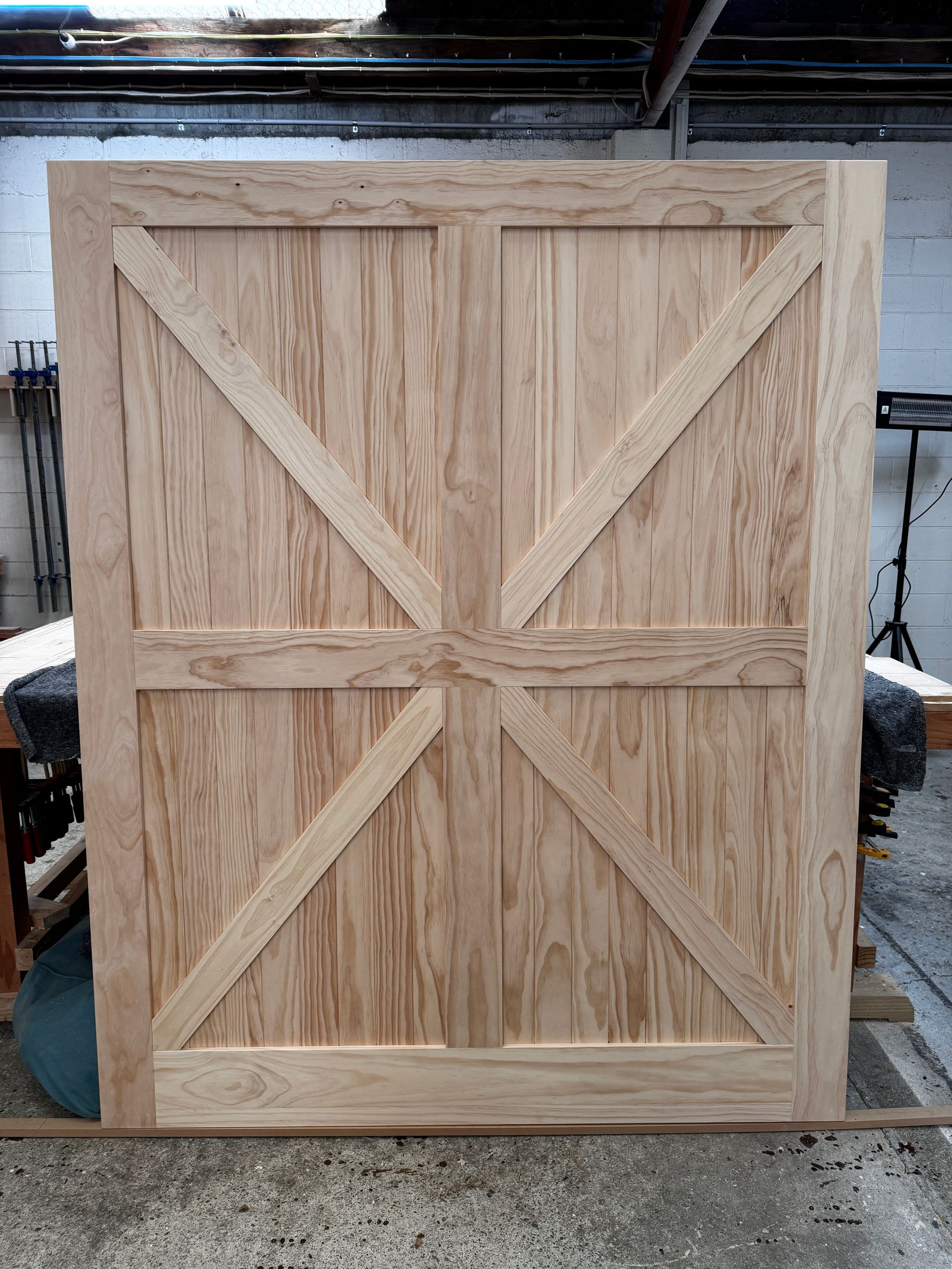 pine barn doors