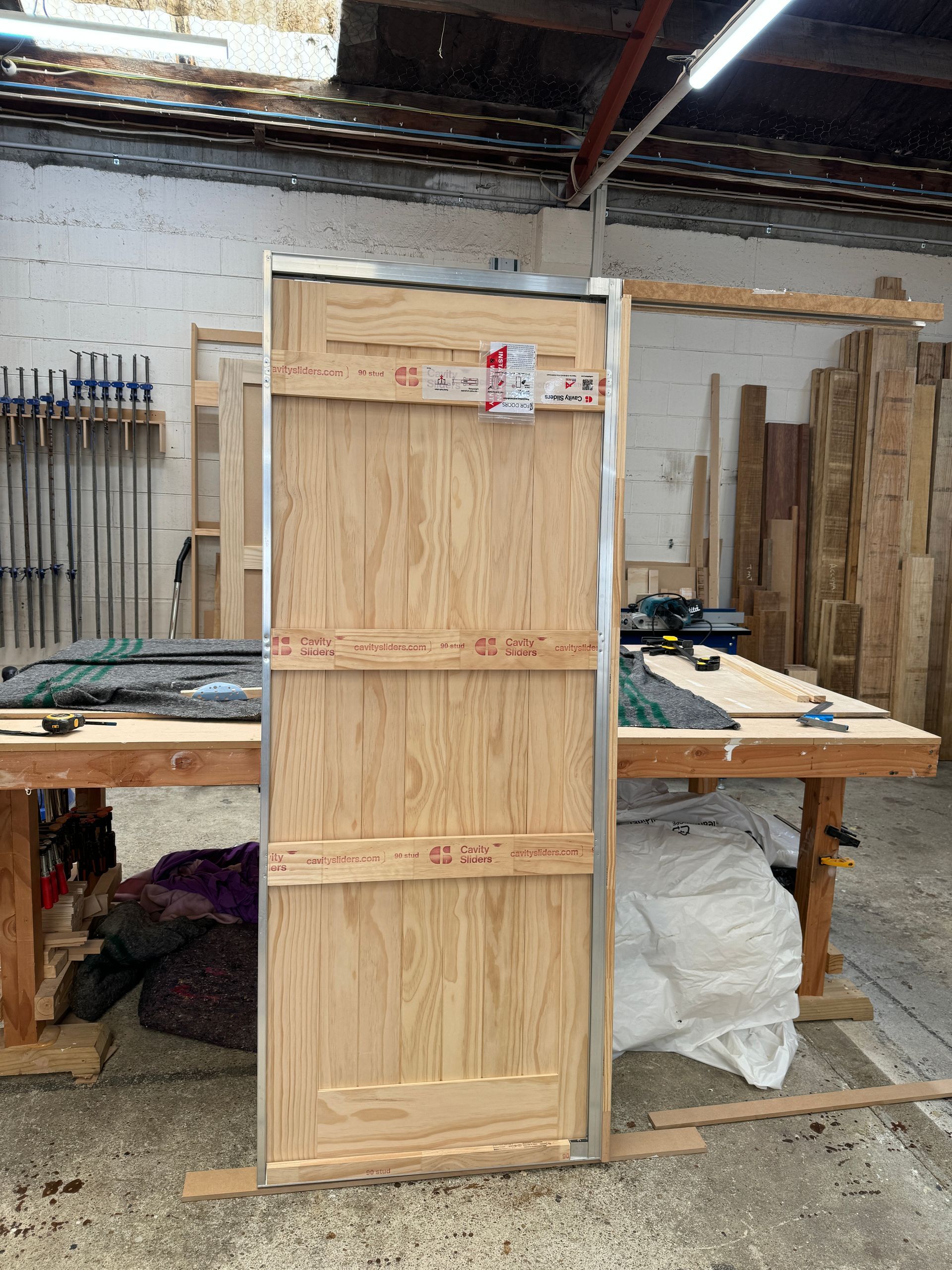 Custom cavity slider door