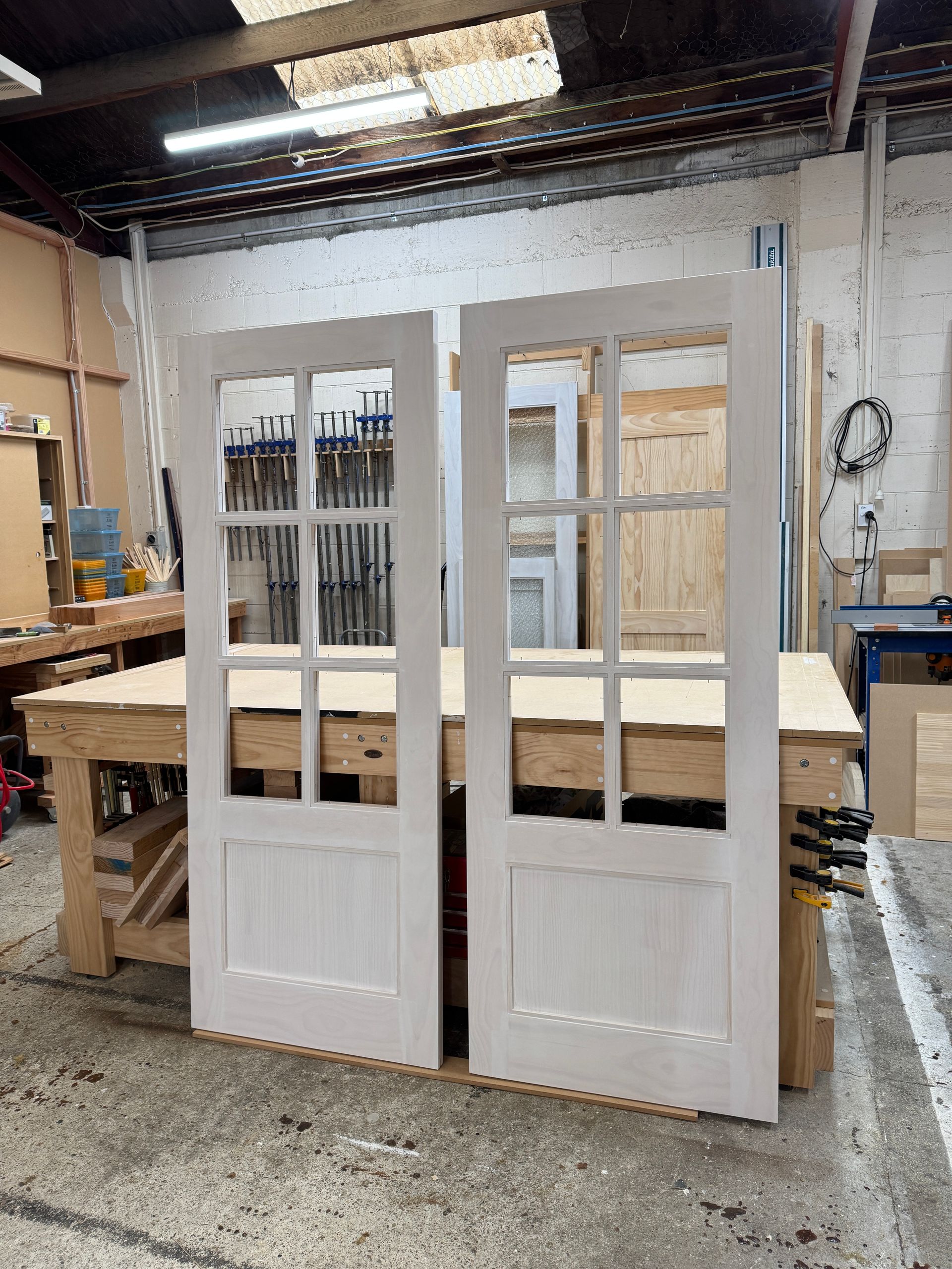 Custom cavity slider doors