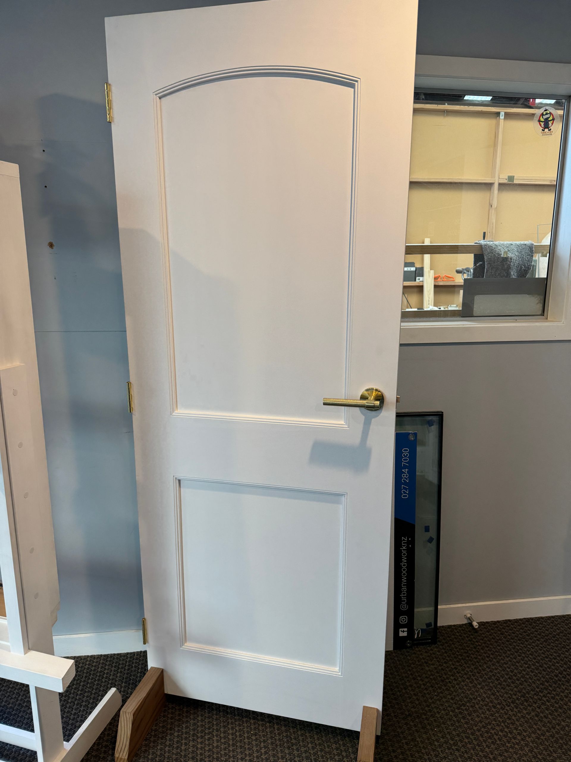 interior door in showroom