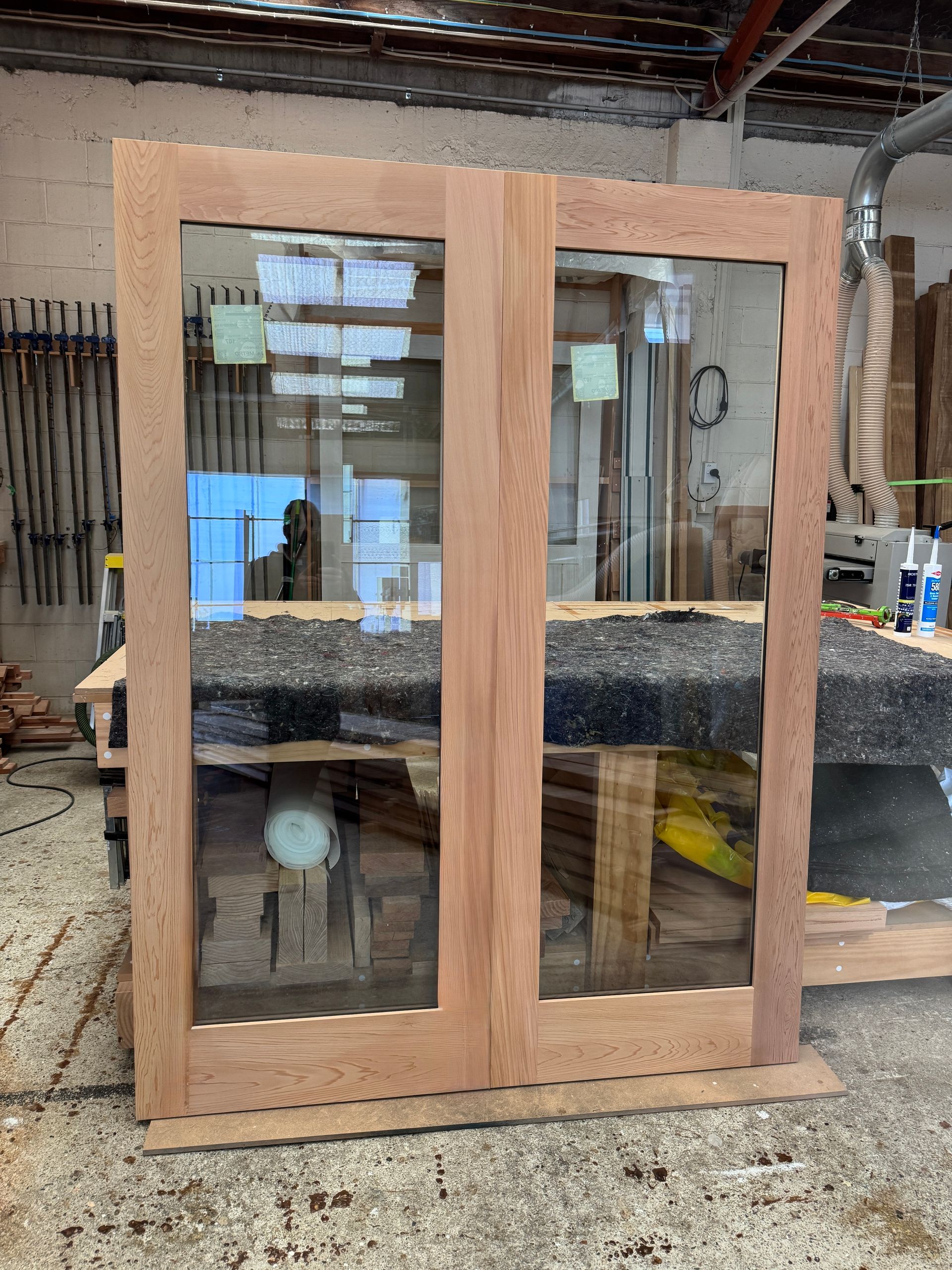 Cedar exterior doors