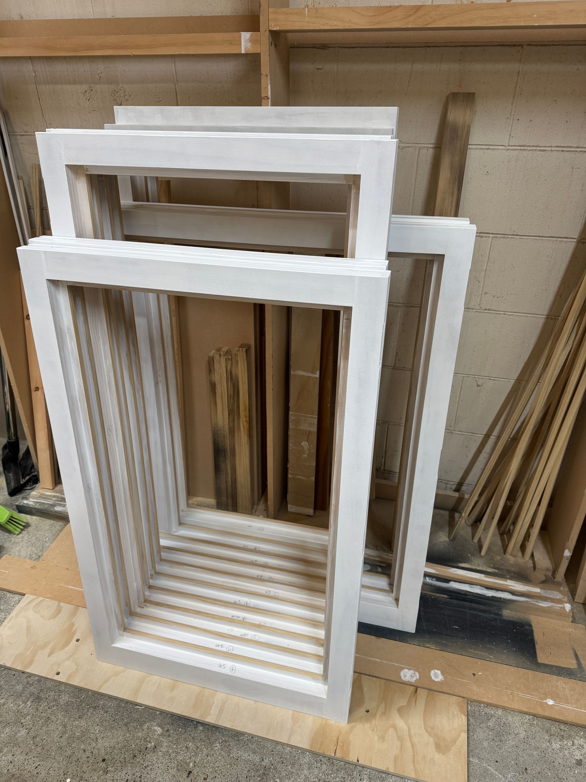 Wooden timber sashes