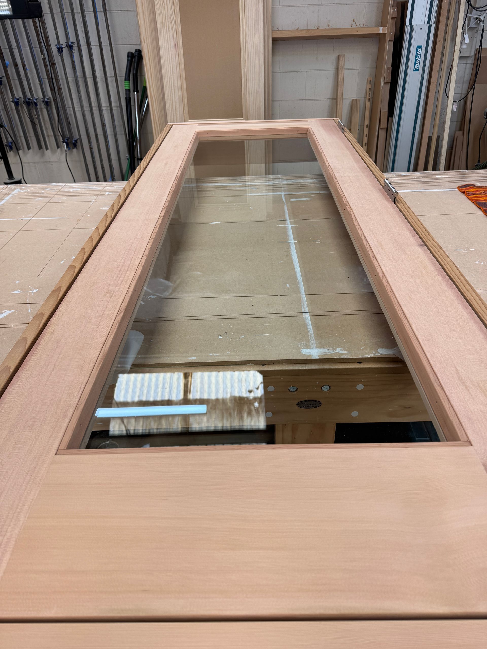 Cedar Sauna Door