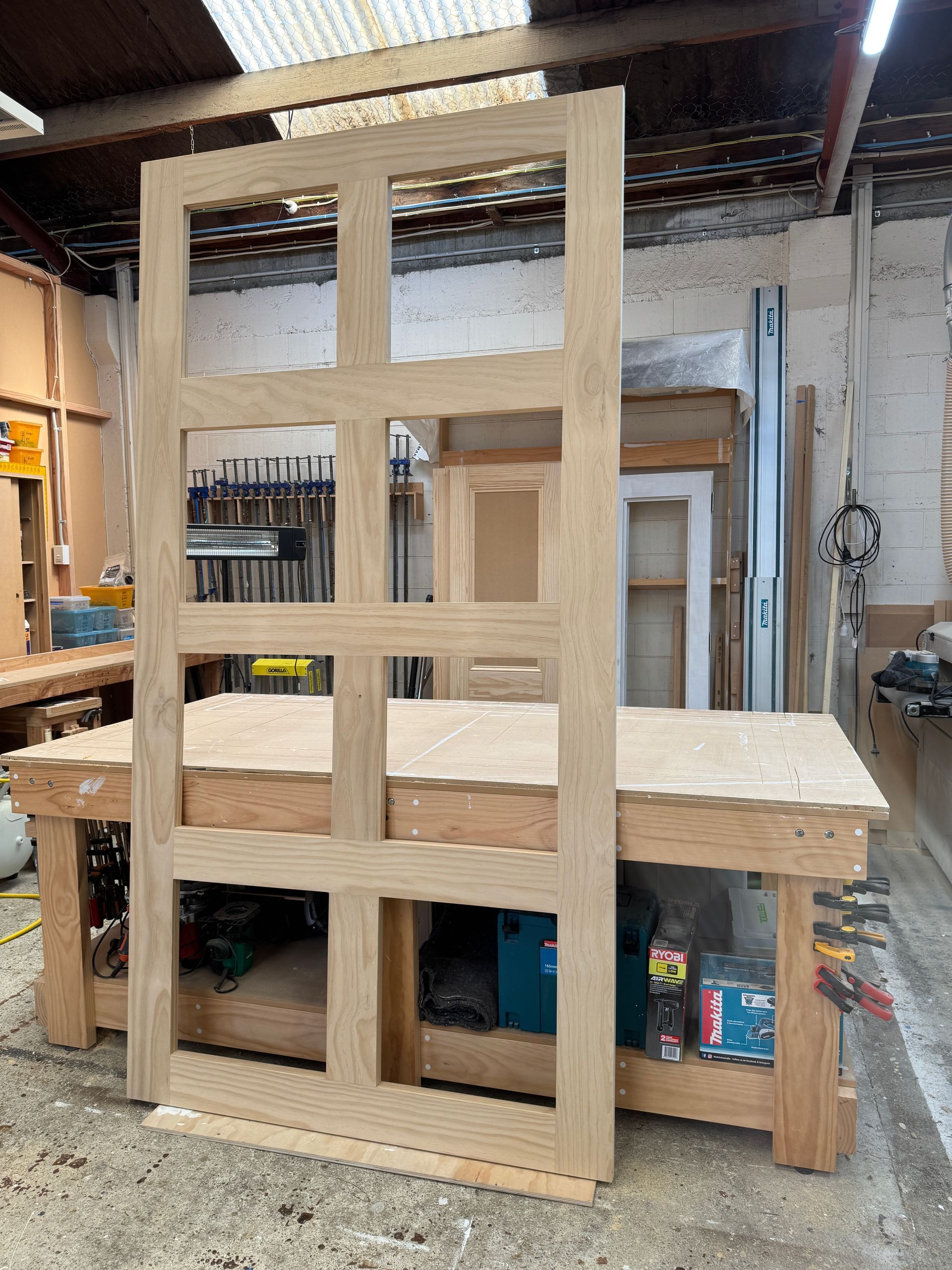 Large pivot door
