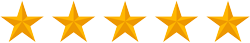 A Row Of Yellow Stars On A Transparent Background.