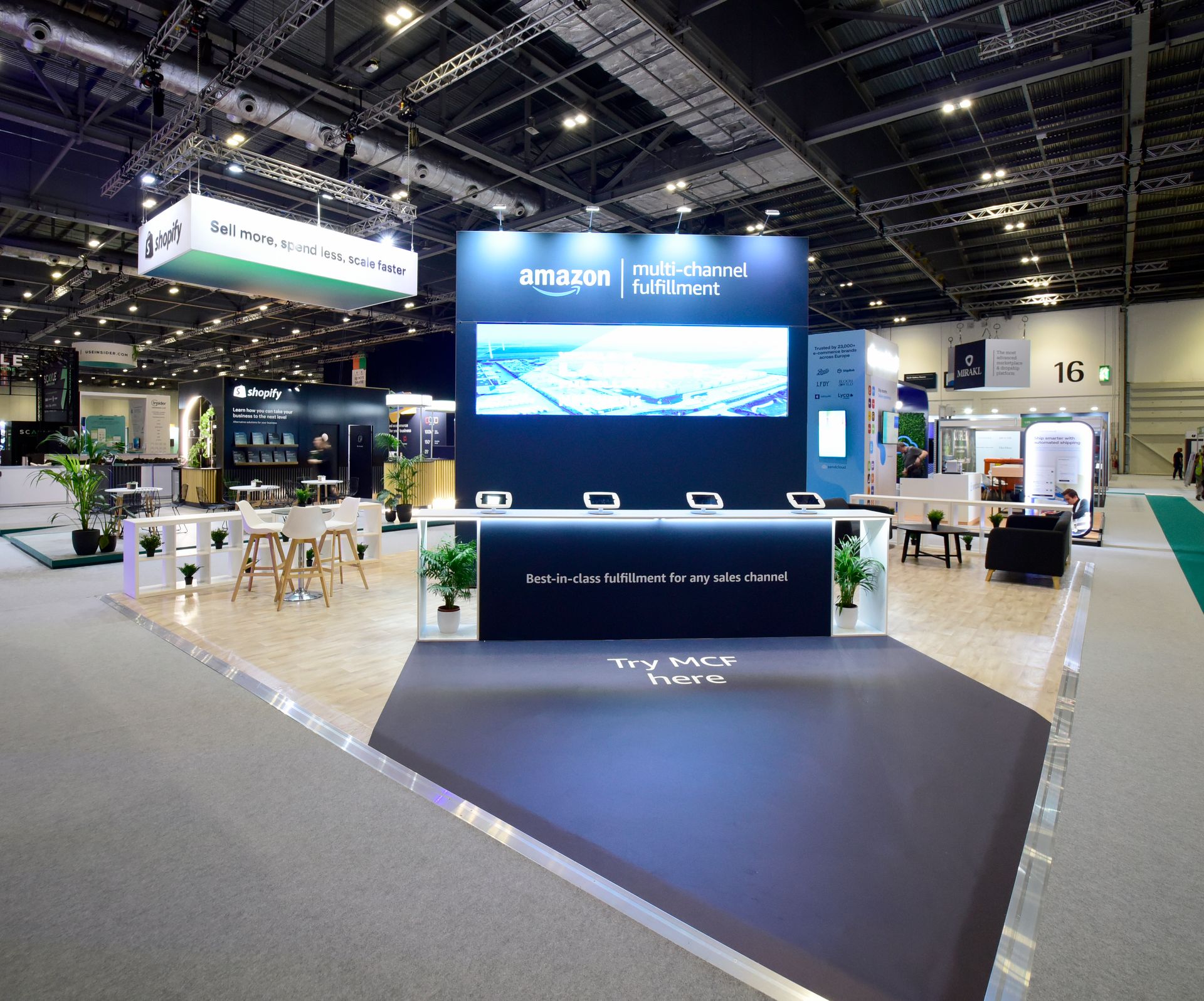 Exhibition Stands UK Modular stands Designed and Made by Tecna UK