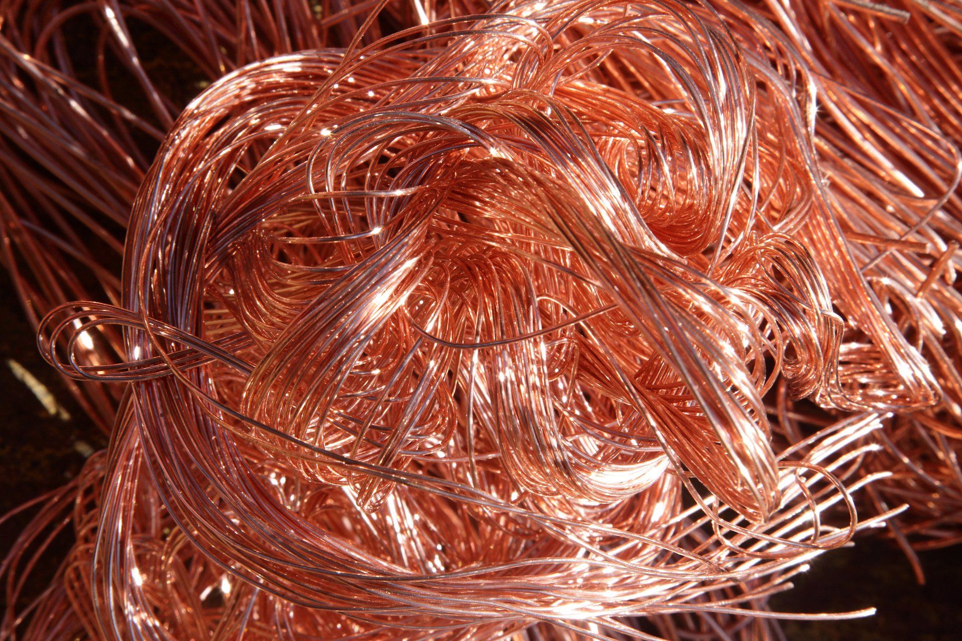 Scrap copper wire