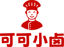 Red logo of a smiling chef above Chinese text on a white background