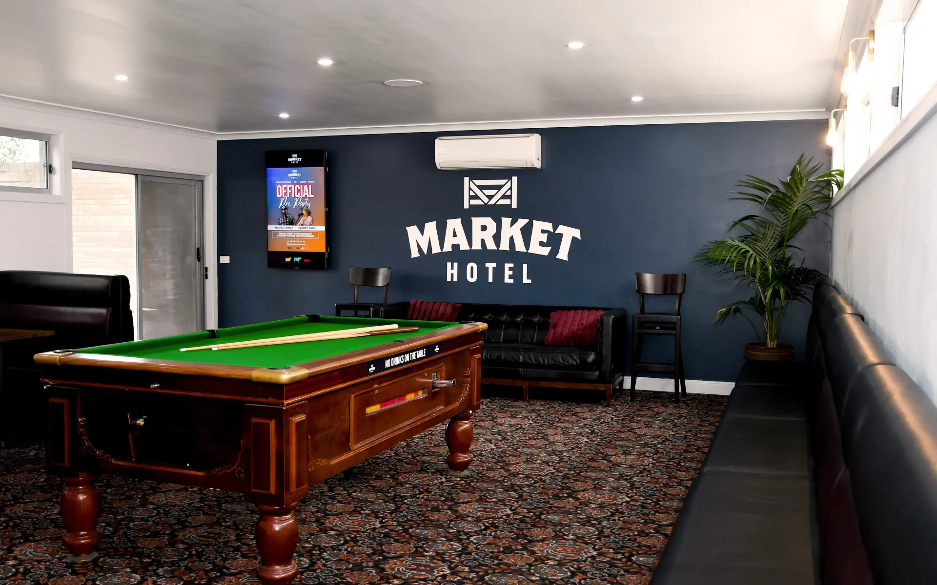Function Room at the Market Hotel Ballarat