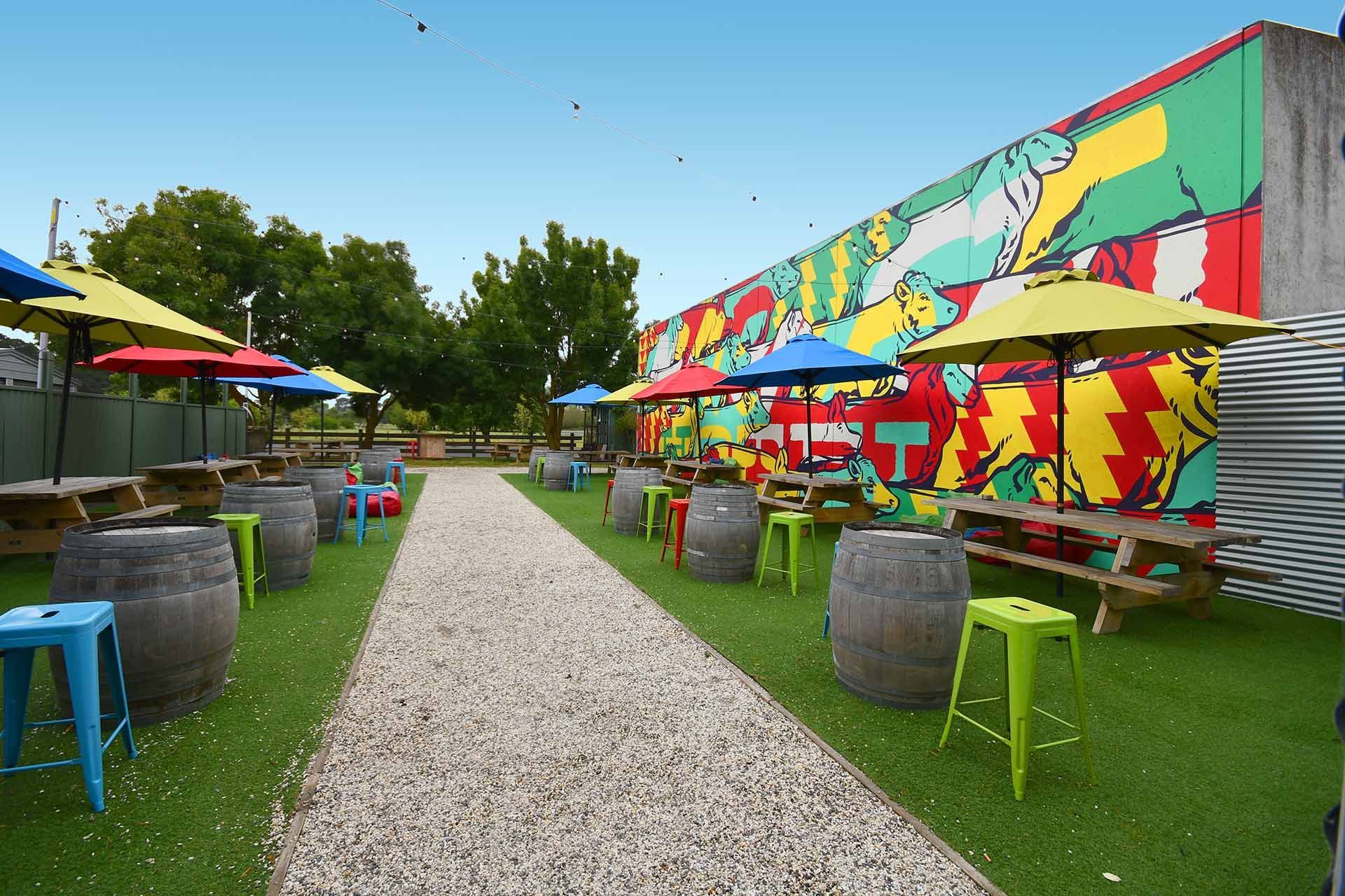 Beer Garden at the Market Hotel Ballarat