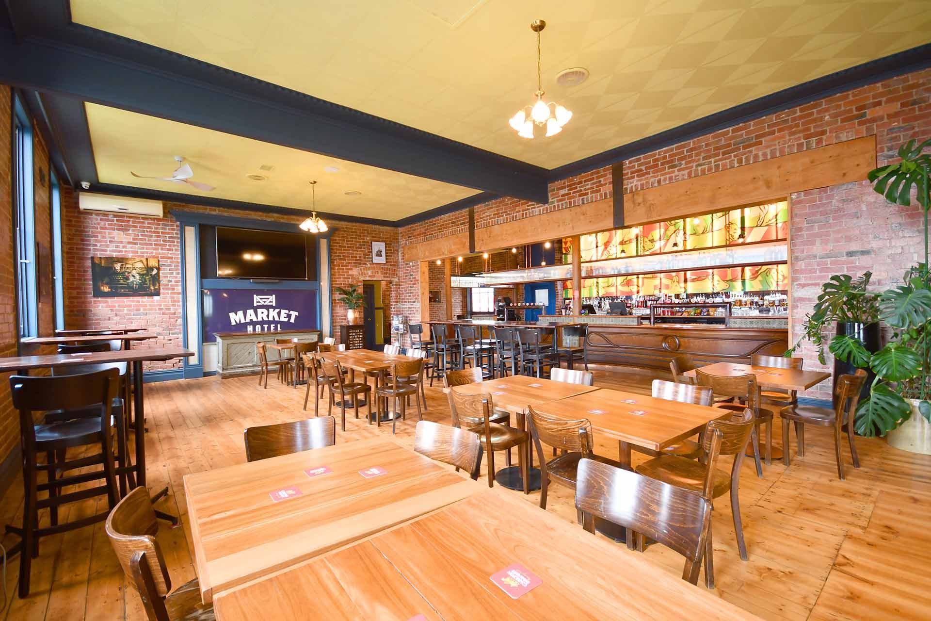 Dining Room at the Market Hotel Ballarat