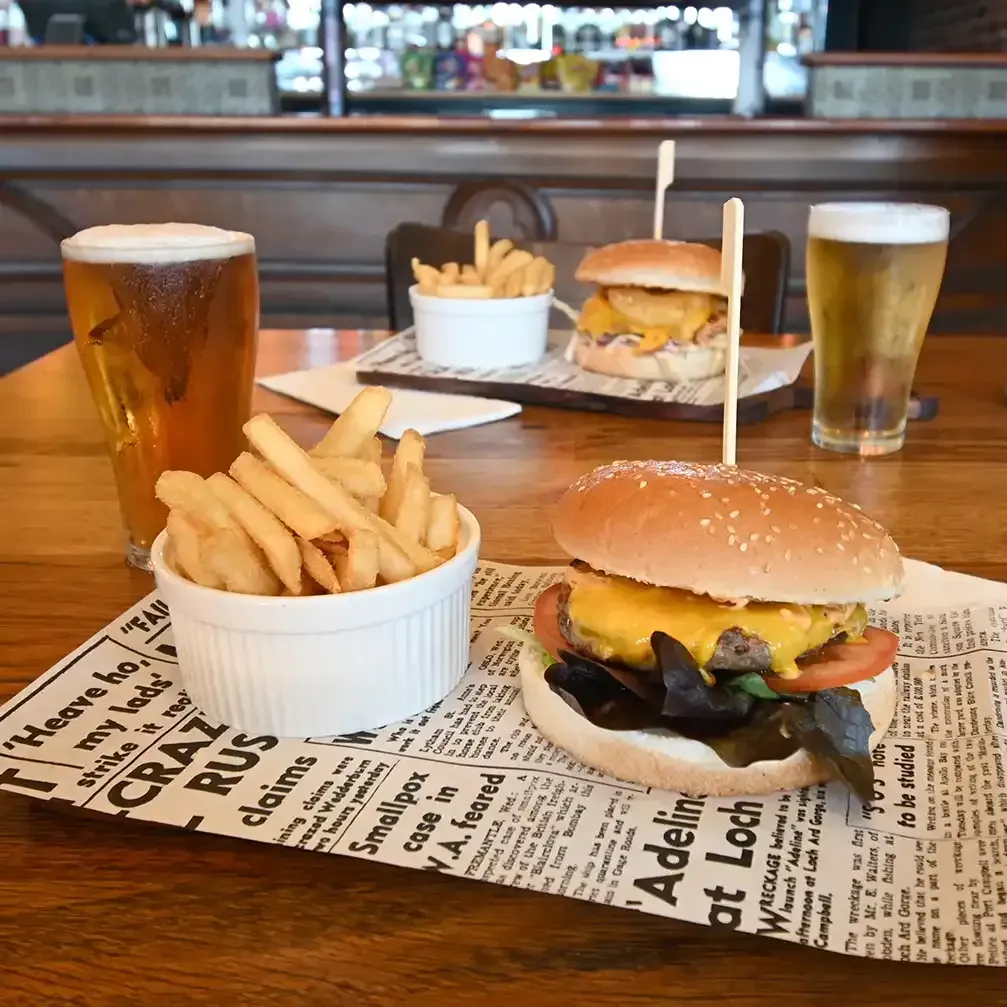 Monday Burger Night at The Market Hotel, Ballarat