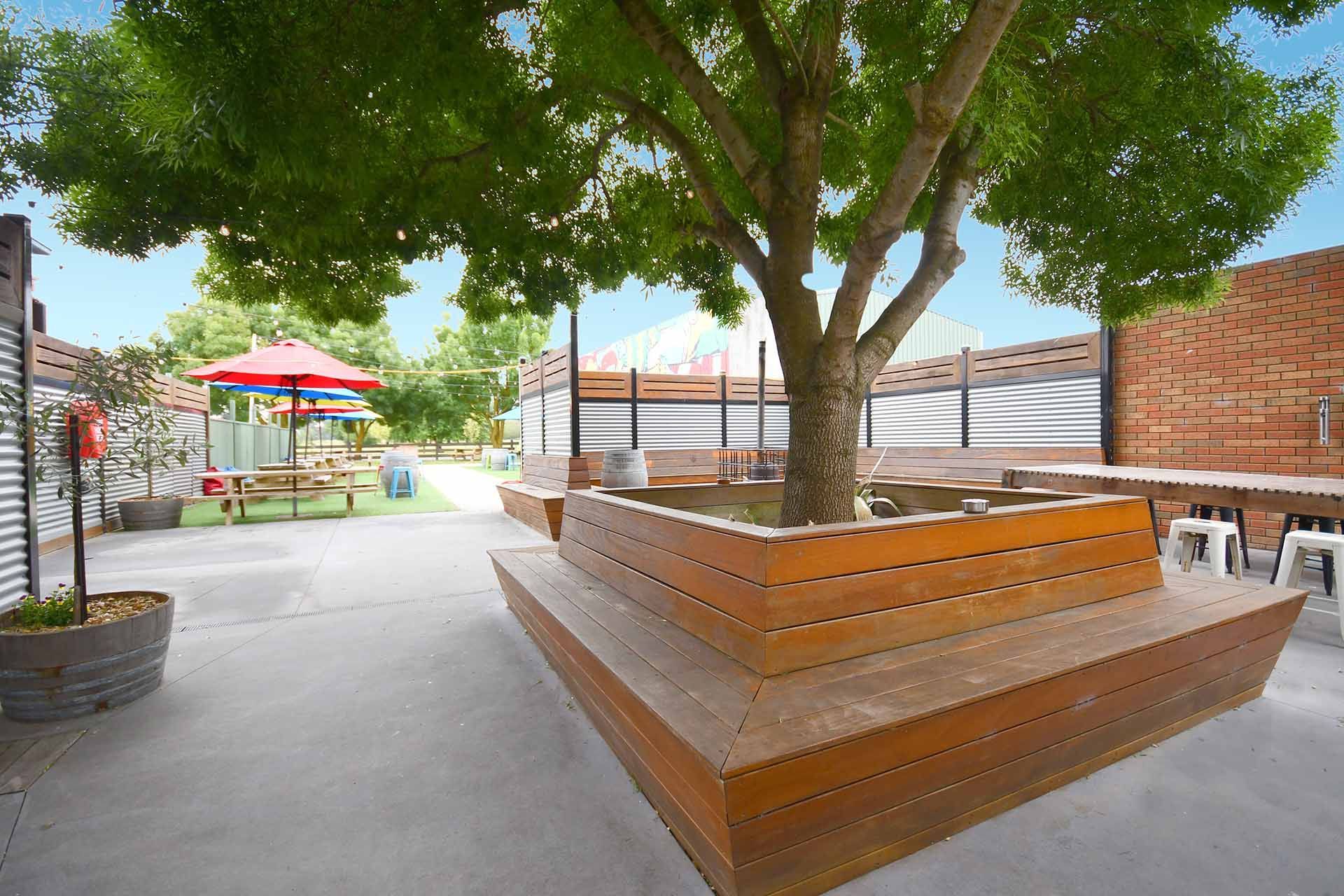 Beer Garden at the Market Hotel Ballarat