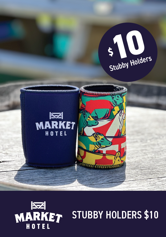 Market Hotel Ballarat Stubbie Holders