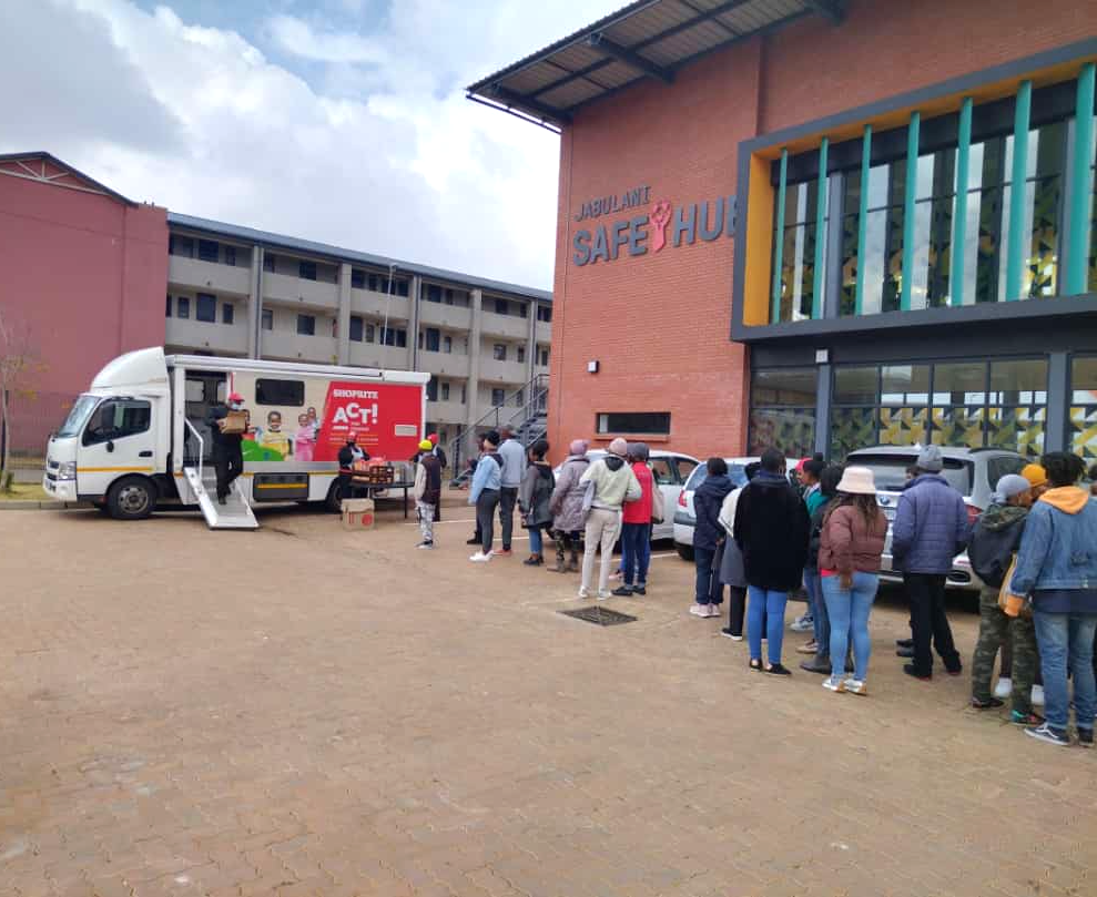 Checkers Shoprite Soup Kitchen serving over 300 people at Jabulani Safe-Hub