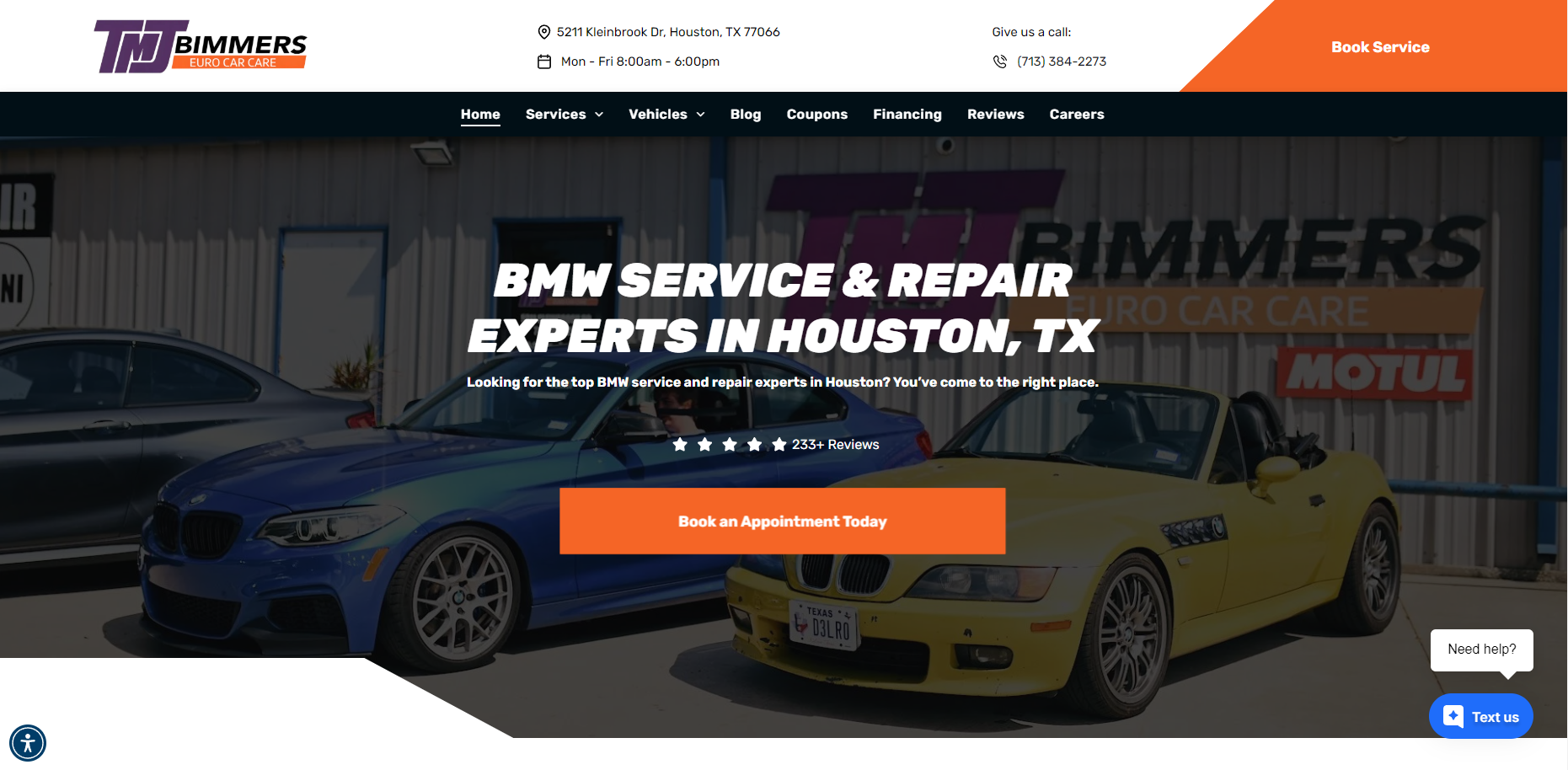 TMJ Bimmers Euro Auto Repair cover