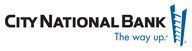 The city national bank logo is shown on a white background.