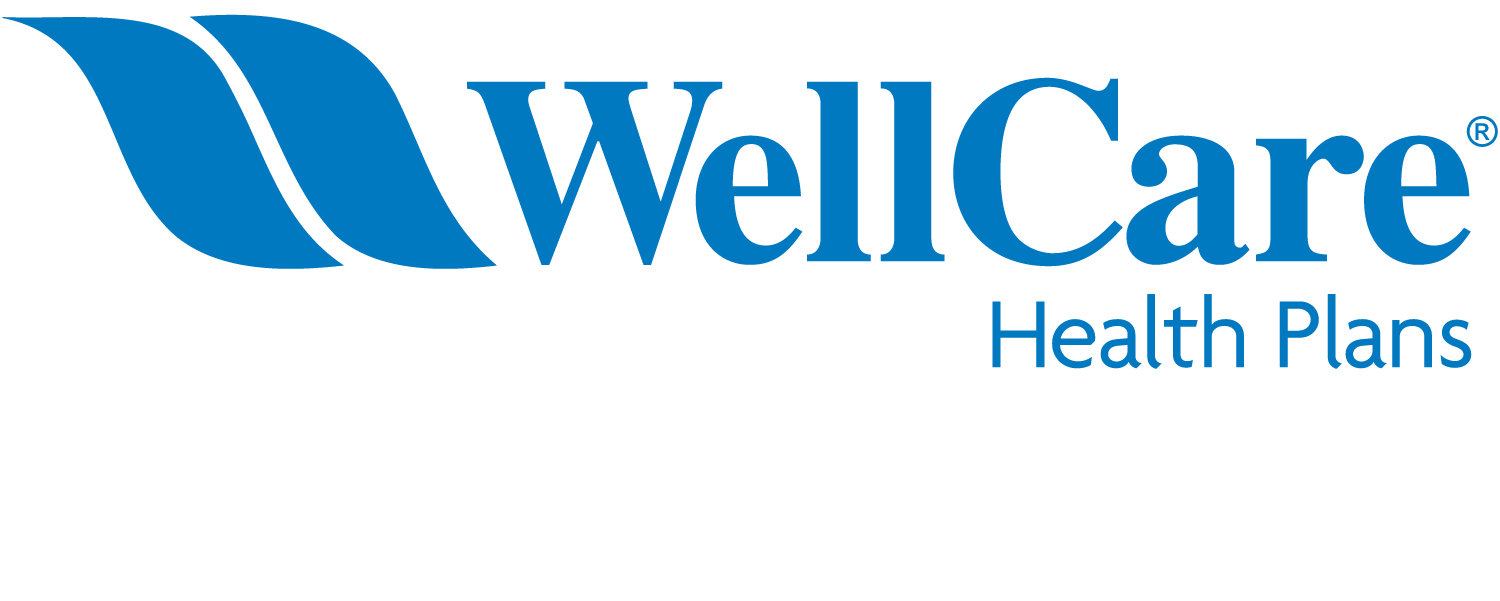 WellCare logo with blue stylized design and text 