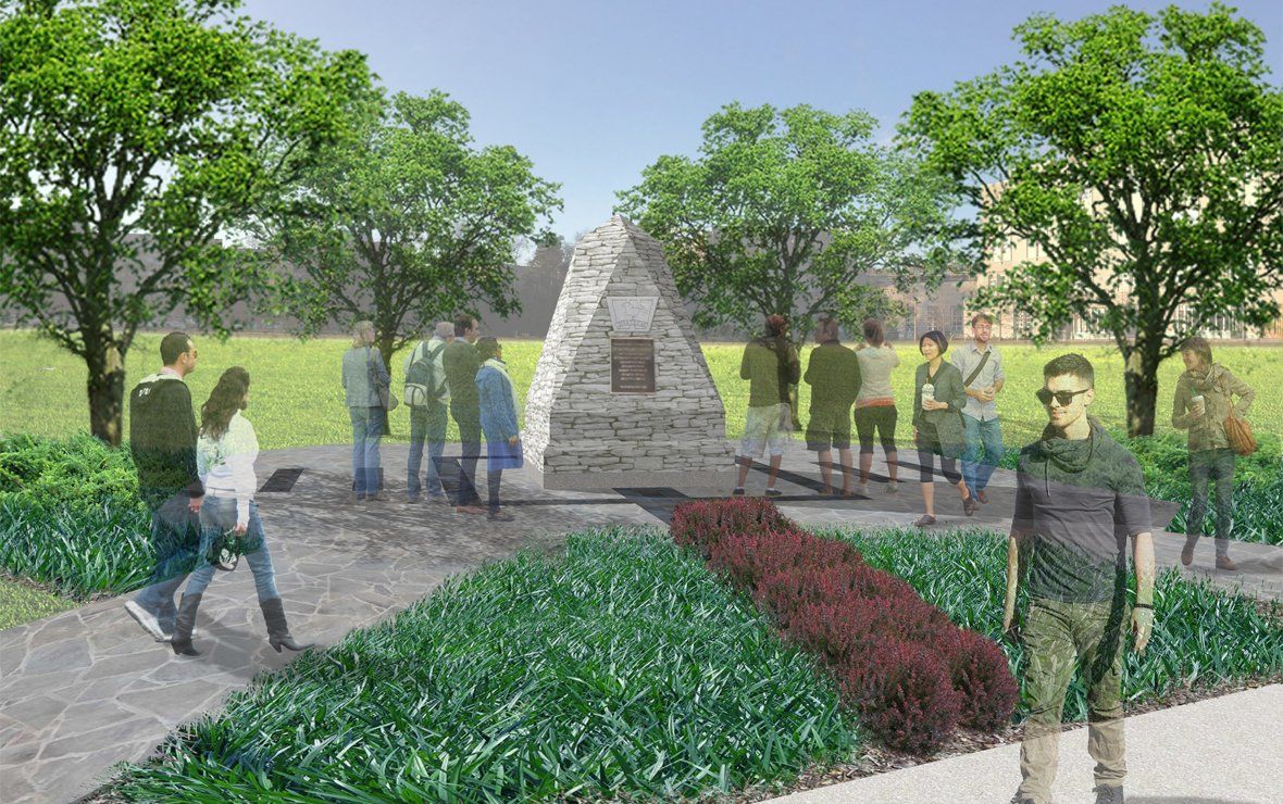JW LITTLE MEMORIAL STADIUM CAIRN