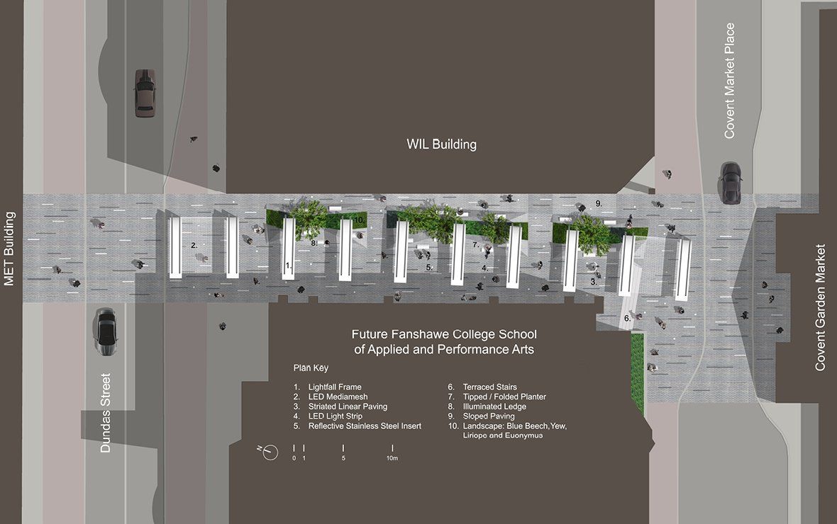 Market Lane - Light Fall