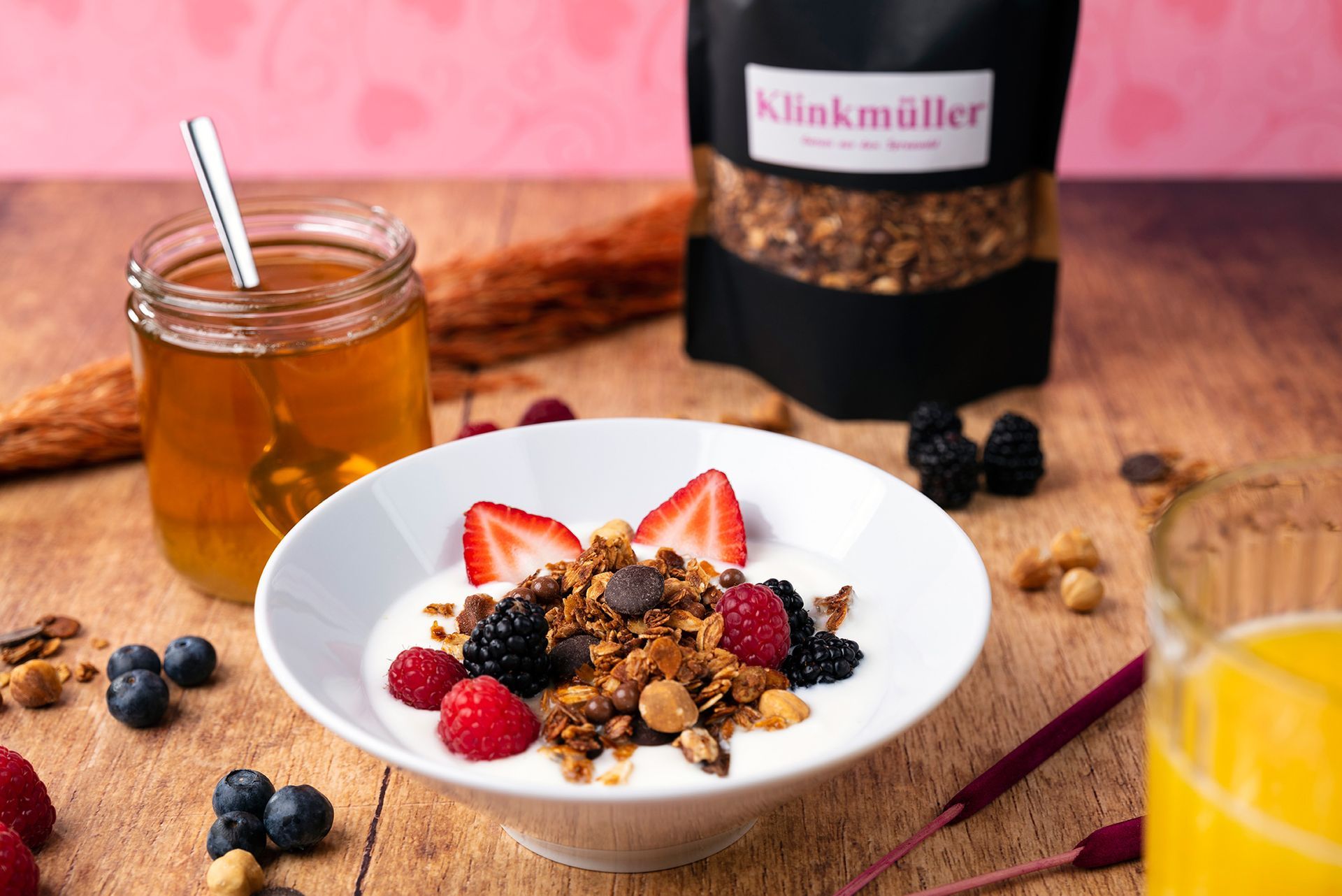 Klinkmüller Müsli Serviervorschlag