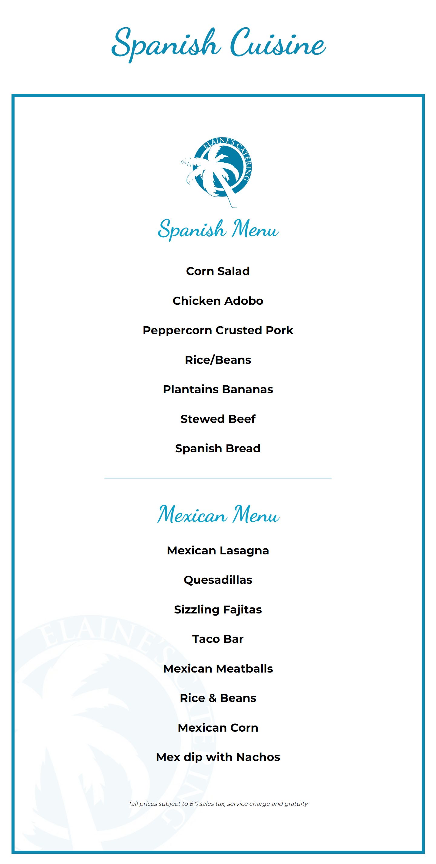 Spanish Cuisine