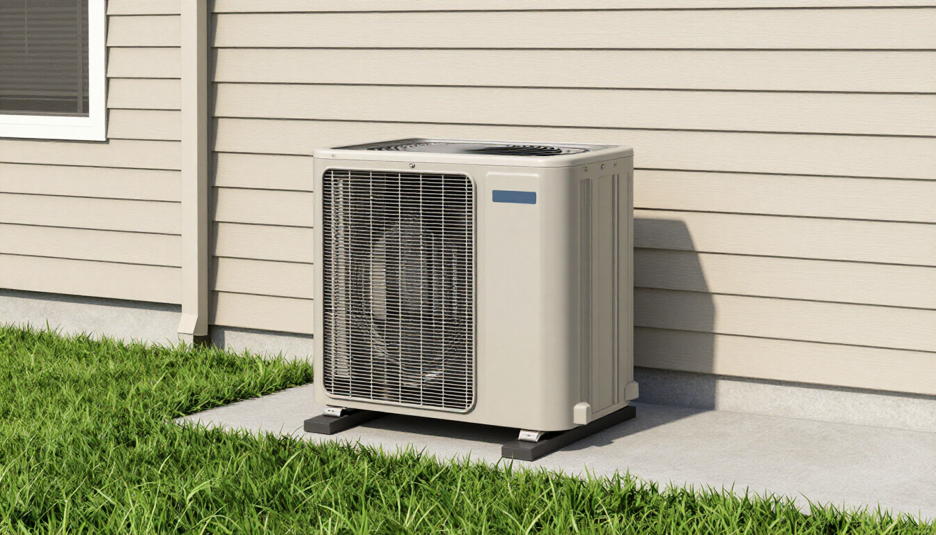 New high-efficiency HVAC unit installed at a Southern Maryland home.